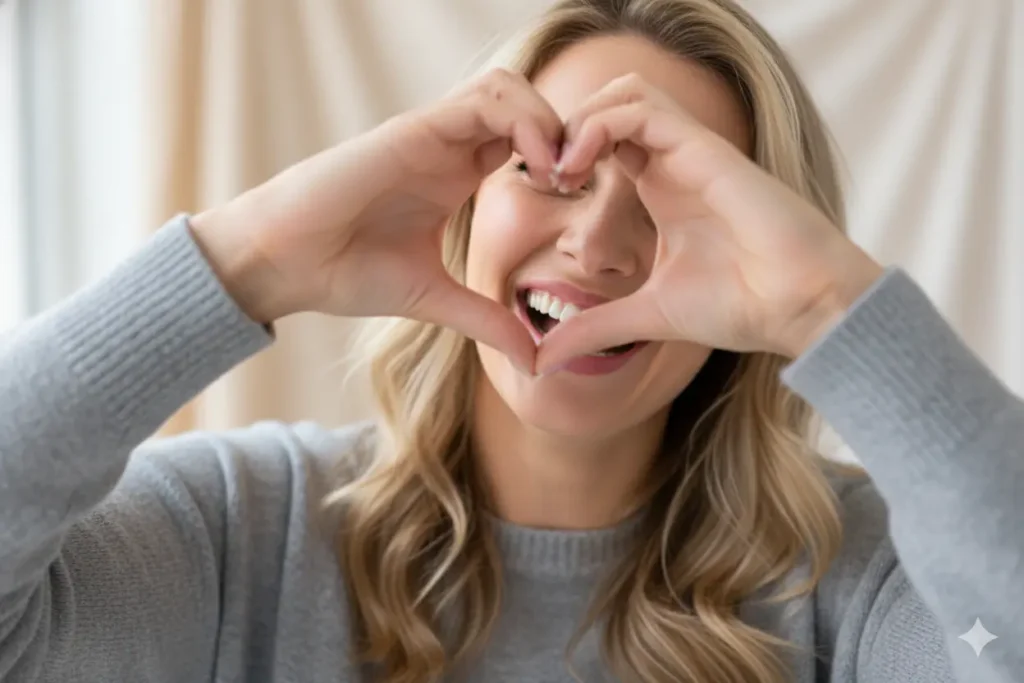 Happy patient showing a bright healthy smile during a dental visit at First Care Dental clinic